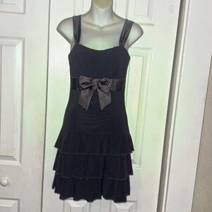 Taboo Black Babydoll Cocktail Dress